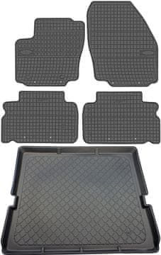 Ford S-Max I Minivan od 2010-08.2015 KOMPLET - gumijaste avtotesnine + zaščitna preproga za prtljažnik