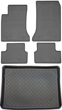 Mercedes B-razred W246 KOMBI (5-vratni) od 10.2011-12.2018 KOMPLET - gumijaste avtotesnine + zaščitna preproga za prtljažnik