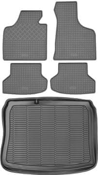 Audi A3 II 8P Sportback od 2004-2012 KOMPLET - gumijaste avtotepi + zaščitna preproga za prtljažnik
