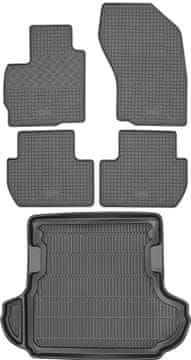 Mitsubishi Outlander II SUV od letnika 2007-2012 KOMPLET - gumijaste avtotesnine + zaščitna preproga za prtljažnik