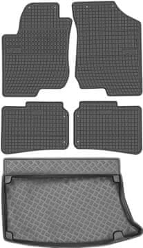 Hyundai i30 I Hatchback od 2007-2014 KOMPLET - gumijaste avtotesnine + zaščitna preproga za prtljažnik
