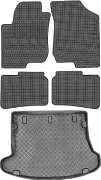 Hyundai i30 I Kombi od 2008-2012 KOMPLET - gumijaste avtotepi + zaščitna preproga za prtljažnik