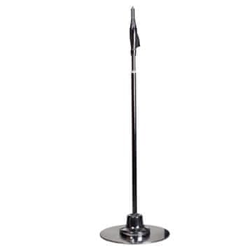 Alecto Retro kromirano stojalo za mikrofon, nastavljiva višina 80-180 cm