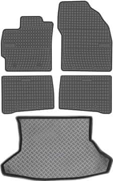 Toyota Prius III Liftback od 2010-2015 KOMPLET - gumijaste avtotesnine + zaščitna preproga za prtljažnik