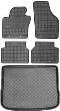 Volkswagen Tiguan I SUV od letnika 2007-2016 KOMPLET - gumijaste avtotepi + zaščitna preproga za prtljažnik