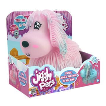Eolo Jiggly Pets interaktivni kužek igrača, roza (WD188F-PI)