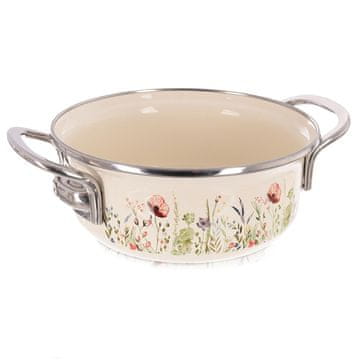 Artemis Tradicionalni emajliran lonec za plin in indukcijo 16 cm 950 ml Maki