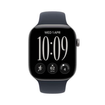 Apple Watch S12 pametna ura, GPS, 42mm, Space Grey ohišje z Navy Blue paščkom - M/L