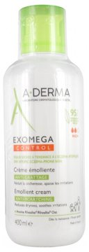 A-Derma Emolientna krema za suho kožo, nagnjeno k atopijskemu ekcemu Exomega Control (Emolientna krema) 400 ml