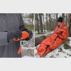 NEXA Spalna vreča za bivak v sili, odporna na veter in vodo, 90 x 210 cm