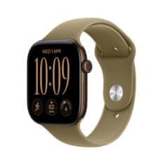 Apple Watch S12 pametna ura, GPS, 42mm, Dark Bronze ohišje z Olive paščkom - M/L