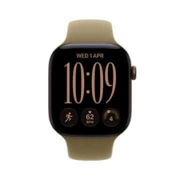 Apple Watch S12 pametna ura, GPS, 46mm, Dark Bronze ohišje z Olive paščkom - S/M