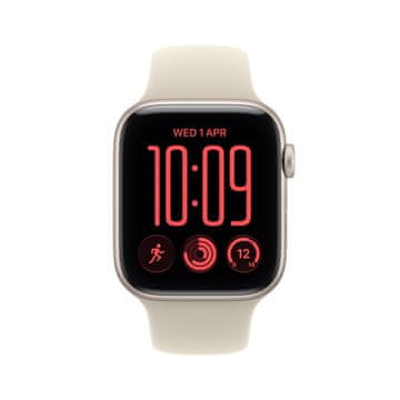 Apple Watch SE3 v2 pametna ura, GPS, 40mm, Starlight Aluminium ohišje s Sand paščkom - M/L