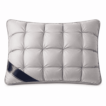 HOME & MARKER® Ergonomski hladilni vzglavnik 45 × 70 cm, pralna prevleka, zračna vlaknasta polnitev, za podporo vratu in udobno spanje | PILLOWLUX