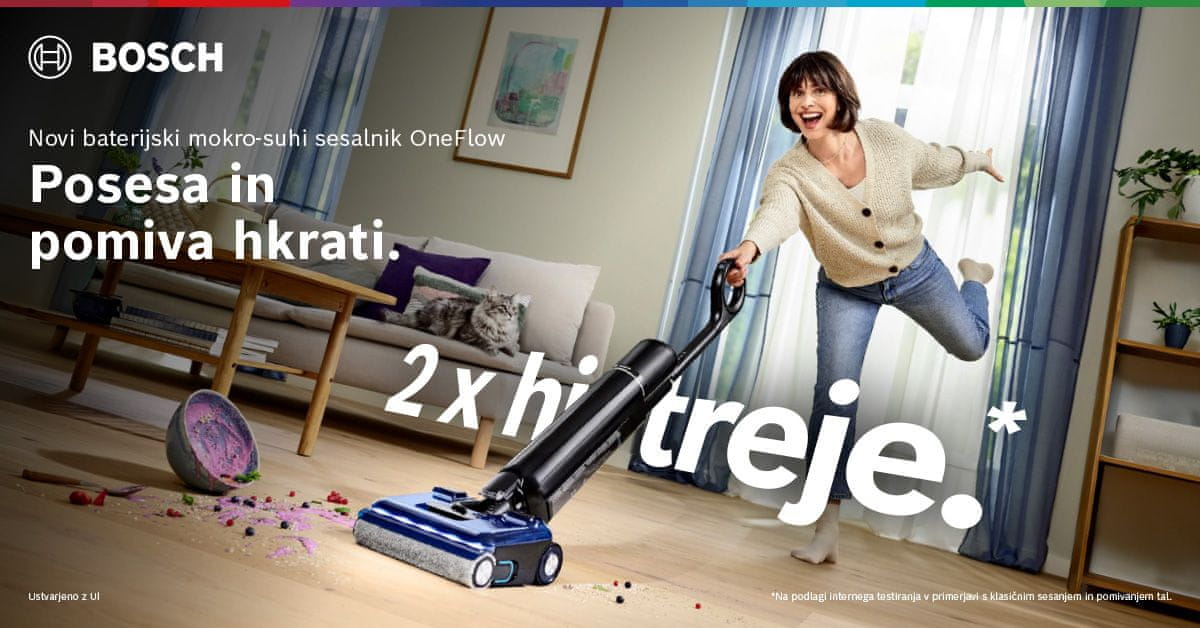 Mokro-suhi čistilec za trda tla BHF41WM serije 4