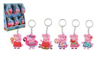 Jiri Models Ključavnica/obesek 3D Peppa Pig/Peppa Pig rubber 10 cm