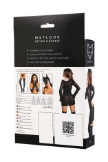 Gardj Europe Glossy Sheril, komplet, wetlook, črna, M