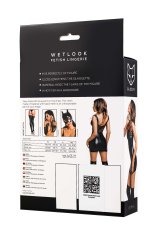 Gardj Europe Glossy Rimma, obleka, wetlook, črna, S