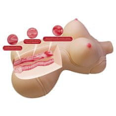 Gardj Europe Crazy Bull Diana – masturbator za vaginalno in analno uporabo