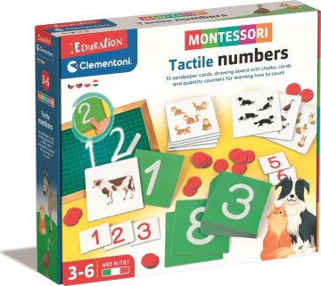 Clementoni Komplet Montessori: otipljive številke