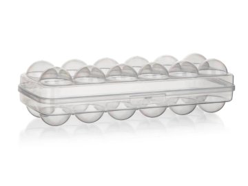 Škatla za jajca 12 kosov, 27 cm, s plastično sponko, TRA
