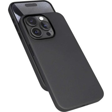 EPICO Mag+ Usnjeni ovitek za iPhone 16 Pro Max - črn