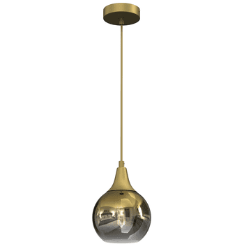 shumee Viseča svetilka MONTE GOLD premer 150 1xE27