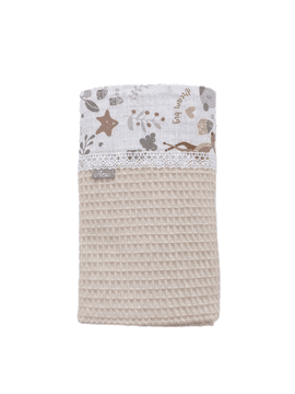 shumee Odeja / vafljeva odeja 75x100 Boho Forest bež