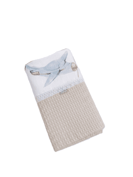 shumee Odeja Little Boy Polar Express 75x100 bež Waffle