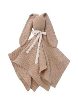 shumee Plišasta igrača Bunny Muslin (karamela)