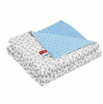 shumee Odejica Minky 75x100 (modra + zajčki)