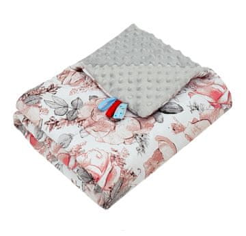 shumee Odeja Minky 75x100 (pepel + cvet potonike)