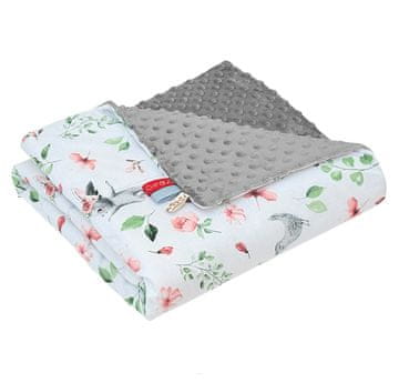 shumee Odeja Minky 75x100 (pepelnato + majhni povodni konji)