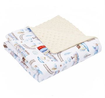 shumee Odejica Minky 75x100 (krem + rjava)