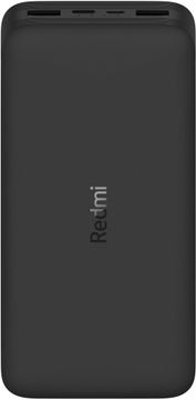 shumee Prenosna baterija Xiaomi Redmi PowerBank 20000 mAh Hitro polnjenje 18W PB200LZM Črna (VXN4304GL)