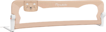 shumee Nukido zaščitna ograja za posteljo 150 x 42 x 35 cm bež (5903890609924)
