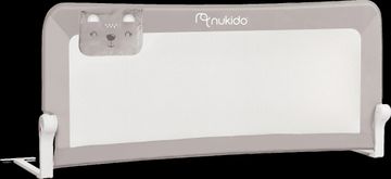 shumee Nukido zaščitna ograja za posteljo 150 x 66 x 35 cm siva (5903890609931)