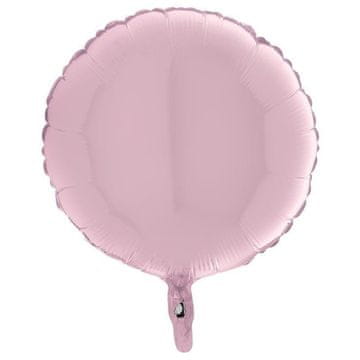 shumee Folija balon - okrogel pastelno roza 46 cm Grabo