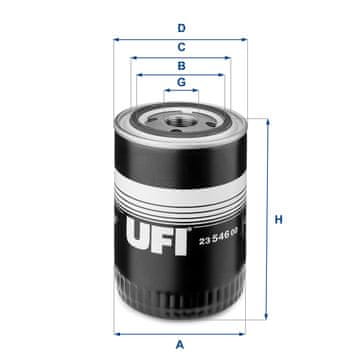 UFI 23.546.00 OLJNI FILTER
