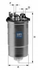 UFI 24.428.00 FILTER GORIVA