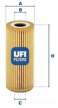 UFI 25.067.00 VLOŽEK ZA OLJNI FILTER