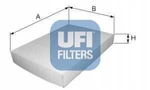 UFI 53.157.00 FILTER KABINE
