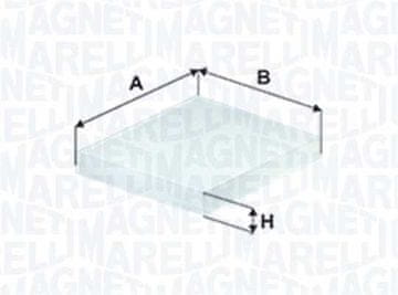 Magneti Marelli MM BCF585 KABINSKI FILTER