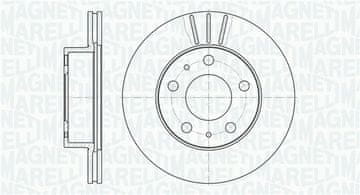 Magneti Marelli MM MBD0228 ZAVORNI DISK SPREDNJI L/D