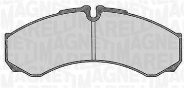 Magneti Marelli MM PF0526 SPREDNJE ZAVORNE OBLOGE BREZ SENZORJA