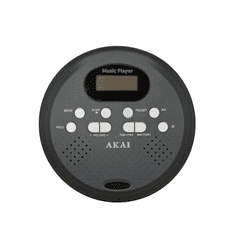Akai CD predvajalnik ACDP-200 PLUS Bluetooth 5.3 FM MP3 USB-C ESP črne barve