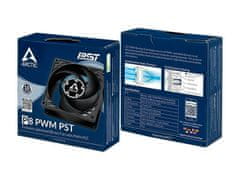 Arctic Cooling P8 PWM PST (Black/Black) Ventilator za ohišje (80 mm, 200-3000 RPM, PWM) (ACFAN00150A)