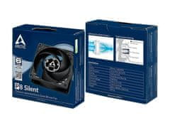 Arctic Cooling P8 Silent (Black/Black) Ventilator za ohišje (80 mm, 1600 RPM) (ACFAN00152A)
