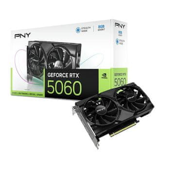 PNY GeForce RTX 5060 8GB GDDR7, 128-bit, 1x HDMI / 3x DP (VCG50608DFXPB1) grafična kartica