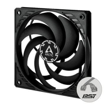 Arctic Cooling P12 Slim PWM PST Ventilator za ohišje (120 mm, 300-2100 RPM, PWM) (ACFAN00187A)